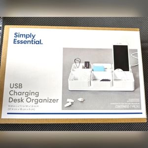NWOT - USB Charging Desk Organizer  - Never opened